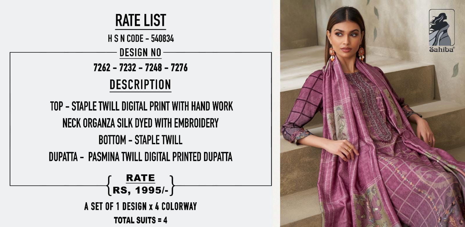 Dhiti By Sahiba Staple Digital Printed Dress Material Wholesale Shop In Surat
